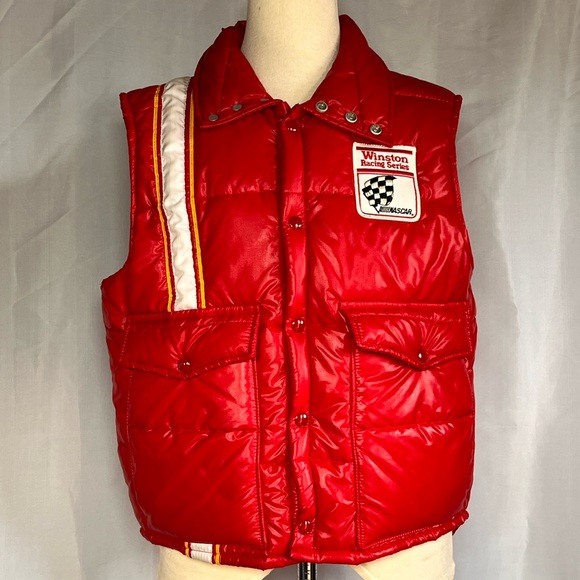 SOLD 12/17 Winston Cup Series Vintage NASCAR Puffer Vest - Picture 3 of 12